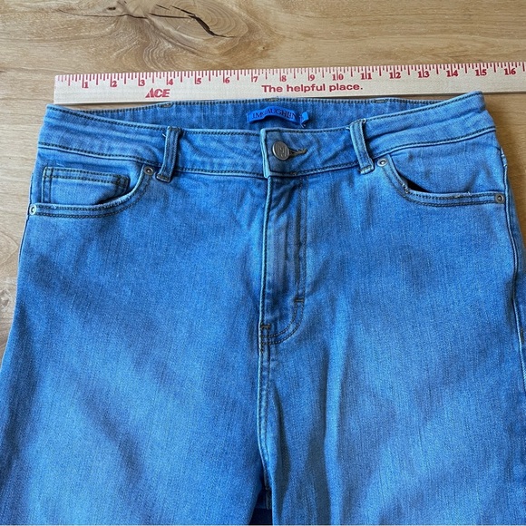 J MCLAUGHLIN GALVESTON JEANS 8 CROPPED STRAIGHT LEG HI RISE STRETCH DENIM - Picture 6 of 11